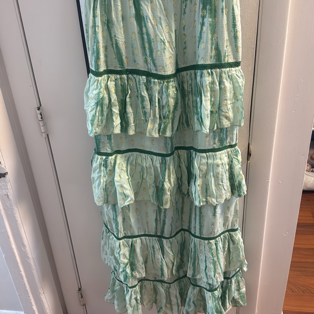 Alexis Green Ruffled Tiered Maxi Dress - Picture 6 of 8